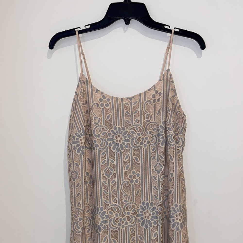 Anthropologie Cream Lace Dress - Picture 7 of 16